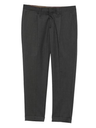 BRIGLIA 1949 pleated chinos - Grey