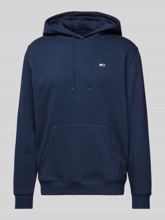 Tommy Jeans Regular Fit Hoodie mit Label-Stitching in Marine, Größe XXL