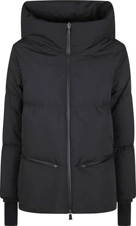 Herno Laminar Short Down Jacket - Dames - Winterjassen - Zwart - L - Polyester - Jassen