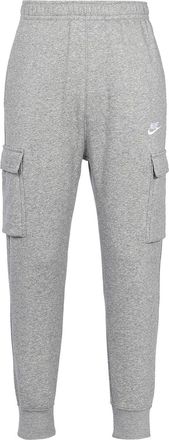 Nike Sportswear Club Fleece Cargo Multiple Pockets Stay Warm Bundle Feet Sports Long Pants Gray CD3130-063