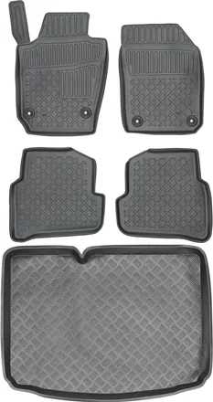 OEM Juego De Alfombrillas Para Coche Y Maletero Para Skoda Fabia Iii Hatchback A Partir De 2014