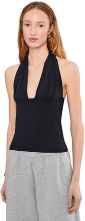 Free People Round Two Halter Womens Clothing Black : L-XL (US Womens 14-16), Cotton