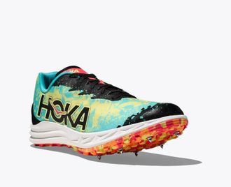 Hoka One One Crescendo XC 1141272-CYZ Mens Blue Spikes Running Shoes MEW1128