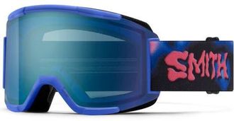Smith Squad ChromaPop Low Bridge Snow Goggles in Supernova Vibes /Blue Mirror at Nordstrom