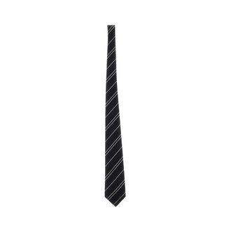 Junya Watanabe Wr-K402-051 Zijden das - Heren - Accessoires - Zwart - Maat: ONE Size Zijde
