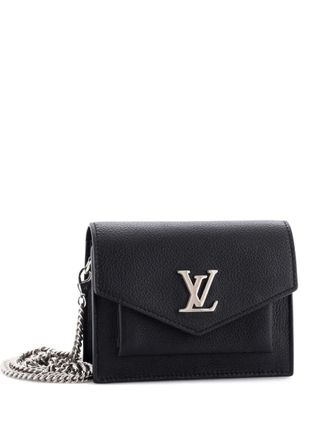 Louis Vuitton Mylockme Chain Pochette Leather Mini shoulder bag - Black