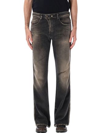 Diesel Black Mid Rise Jeans