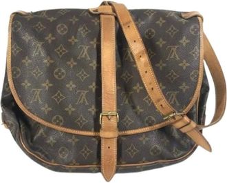 Louis Vuitton Pre-owned Cross Body Bags, female, Brown, Size: ONE SIZE Pre-owned Vintage Cross Body Bag