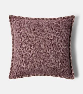 Missoni Camelia Zigzag wool and cashmere cushion