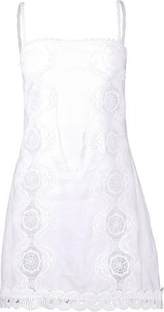 Waimari Rocio lace dress - women - Linen/Flax - M - White