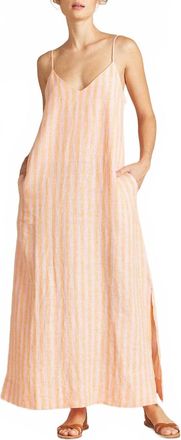 Trovata Reva Maxi Dress In Creamsicle Stripe