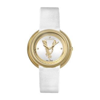 Versace Dameshorloge Thea 38mm - Dames - Horloges - Geel - ONE Size - Accessoires