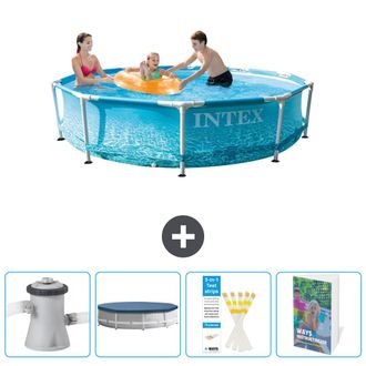 Intex Piscina Con Estructura Redonda - 305x76 Cm - 5-piezas Scb129