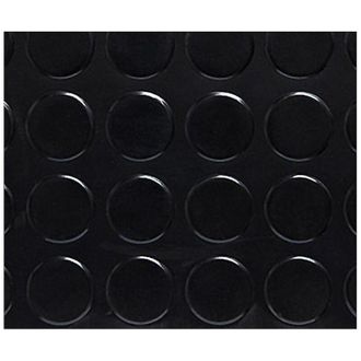Wurko Pavimento Pvc Circulos Negro 1,3 M 20mt Rollo, Pavimento Suelo De Pvc Modelo Circularrollo De 20 Metrosancho 1.30 Metrosgrosor 1mmcolor Negro. - Wurko