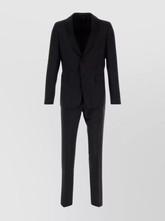 Prada wool blend single breasted tuxedo