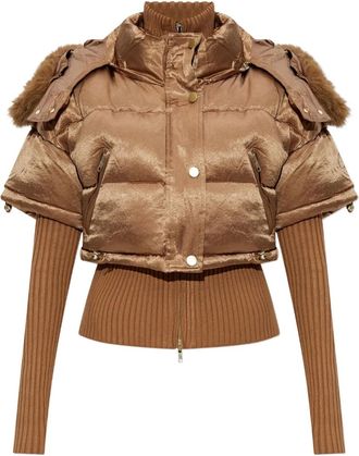 Charlotte Knowles Giacca con cappuccio - Marrone