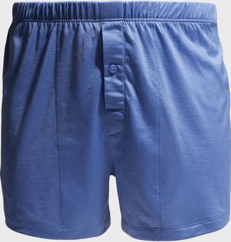 Hanro Men & apos;s Sporty Mercerized Cotton Boxers