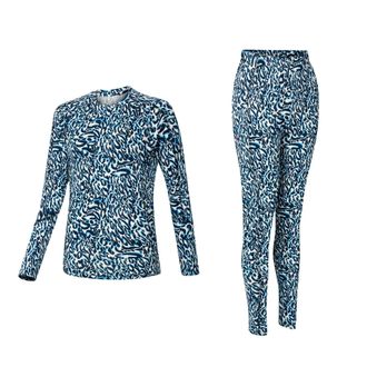 Dare 2B Dare 2B Exchange III thermische onderkleding set voor dames met dierenprint (Blauw/Wit)