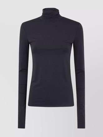 Sportmax jersey turtleneck sweater long sleeves