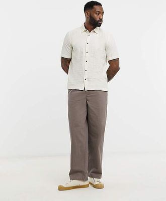 Only & Sons Textured Shirt - Cream