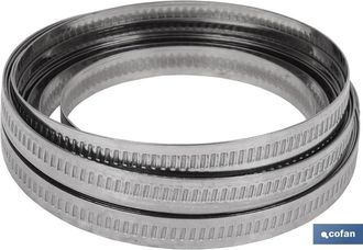 cofan Abrazadera Continua Inox Para Cortar En 30 Mts (9 Mm), Abrazaderas Continuas Inox Para Cortar Con Longitud Total De 30 Metros. Esta Referencia No Cont
