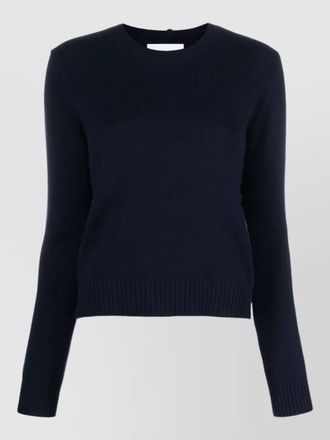 Lisa Yang cashmere fine-knit crewneck sweater