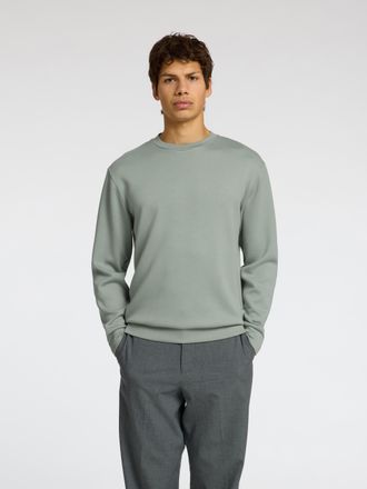 Selected Sweatshirt SELECTED SLHEMANUEL SOFT CREW NECK SWEAT NOOS, Herren, Gr. XL, gr&uuml;n (iceberg gr&uuml;n), angeraute Sweatware, Obermaterial: 77% Viskose, 18% Pol