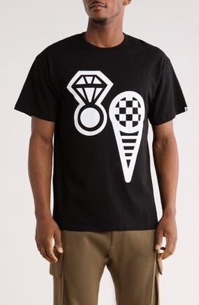 Icecream Checkers Graphic T-Shirt in Black at Nordstrom Rack, Size Xxx-Large
