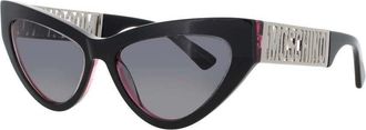 Moschino Ladies Grey Rectangular Sunglasses MOS170S4WC9O