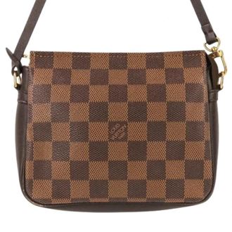 Louis Vuitton Pre-owned Pochette - Dames - Vintage Schoudertas - Bruin - ONE Size - Leer - Vintage