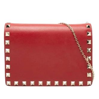 Valentino Pre-owned Crossbody Bag - Dames - Pre-owned - Rood - Maat: ONE Size Leer