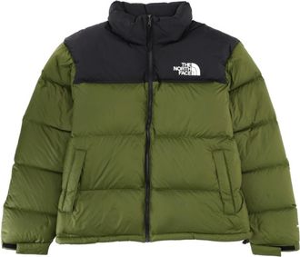 The North Face Green Color Block Mock Collar Jacket