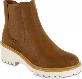 Mia Shoes Womens Ezri Chelsea Booties In Brown