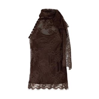 Pinko Pinko, Dames, Tops, Bruin, Maat: L