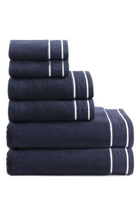 Tommy Hilfiger The Legacy Terry 6-Piece Towel Set in Dark Blue at Nordstrom Rack