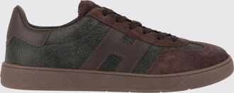 Hogan Sneakers low top Cool in pelle scamosciata bicolore con logo H