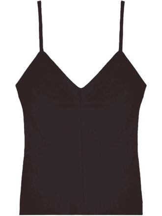 Jil Sander sleeveless tank top - Brown