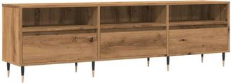 vidaXL TV Cabinet Artisan Oak 150x30x44.5 cm Engineered Wood vidaXL