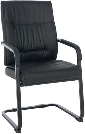 Clp Silla basculante con asiento de Simil cuero Negro/negro