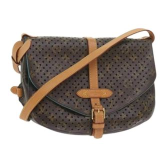 Louis Vuitton Pre-owned Monogram Schoudertas - Dames - Pre-owned - Bruin - Maat: ONE Size Leer