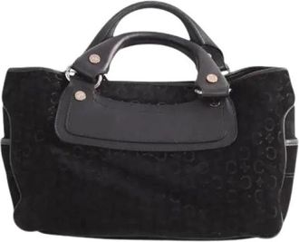 Celine Pre-owned C Macadam Boogie Handbag - Dames - Vintage Handtas - Zwart - ONE Size - Su&egrave;de - Vintage