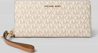 Michael Kors Portemonnaie mit Logo-Detail Modell Jet Set in Ecru, Gr&ouml;&szlig;e 1