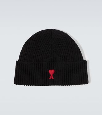 Ami Ami de Coeur virgin wool beanie