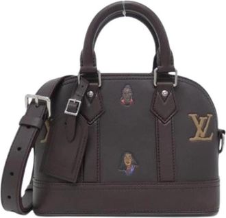 Louis Vuitton Pre-owned Handbag - Dames - Vintage Handtas - Bruin - ONE Size - Leer - Vintage