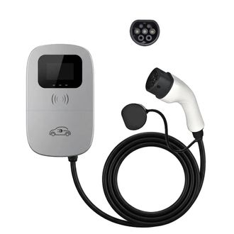 OEM Cargador Para Coche El&eacute;ctrico, Pantalla De 4,3 Pulgadas, Control Mediante Aplicaci&oacute;n Inteligente, 7 Kw Con Aplicaci&oacute;n, Sin Enchufe