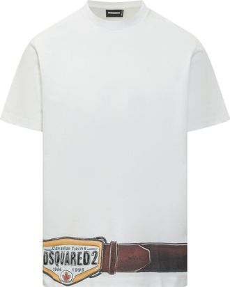 Dsquared2 White Crew Neck T-Shirt