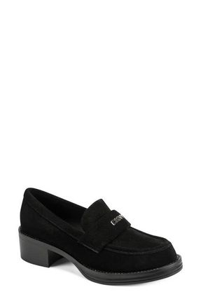 DKNY Civelli Platform Loafer in Black at Nordstrom, Size 7.5