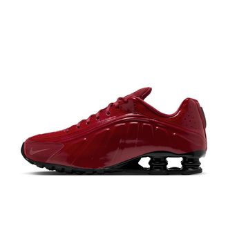 Nike Mens Shox R4 Shoes in Red | IR5799-600