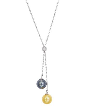 Savvy Cie Jewels Silver Y-Shape Necklace