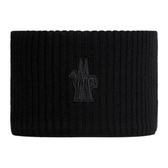 Moncler Fascia in maglia a coste - - Accessories - Donna - Nero - ONE SIZE